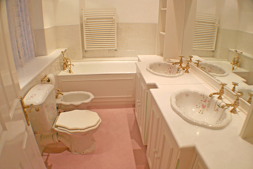 Older Style Bathroom Images Ranging from 1960s to 2000 Updates Photo Series