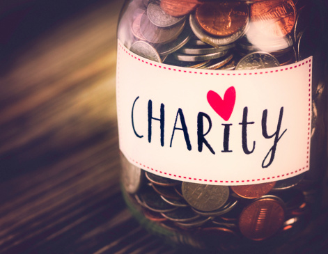 Charity Money Savings Jar