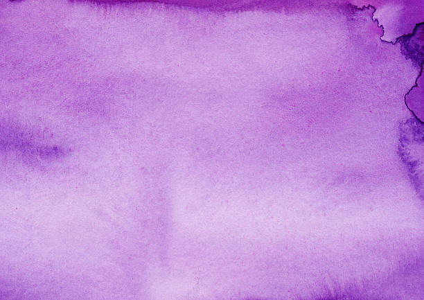 istock Violet watercolor background with water texture 469963867