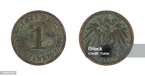 1münze Pfennig Deutsche Reich 1905 Stockfoto und mehr Bilder von Deutschland - Deutschland, Geldmünze, Vergangenheit
