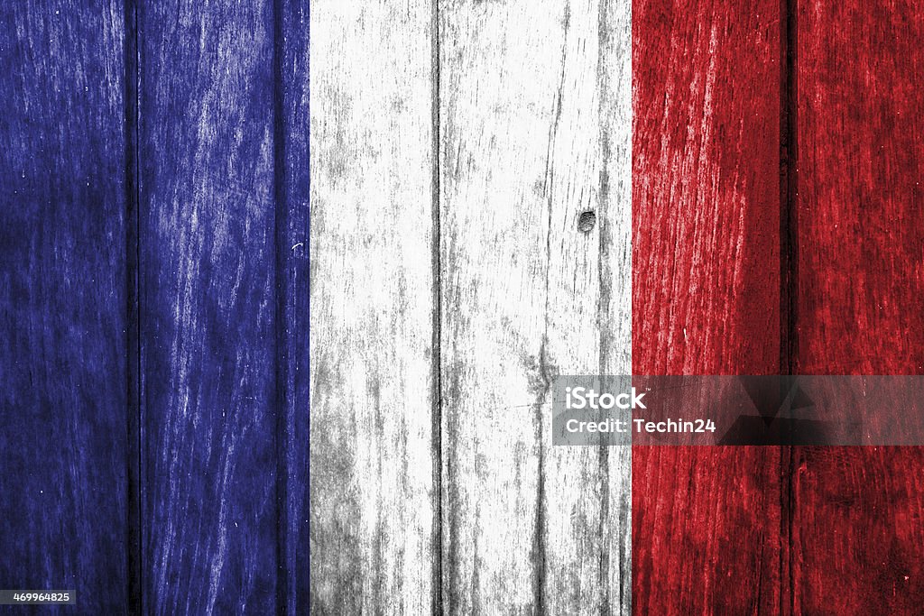 Bandeira da França - Royalty-free Antigo Foto de stock