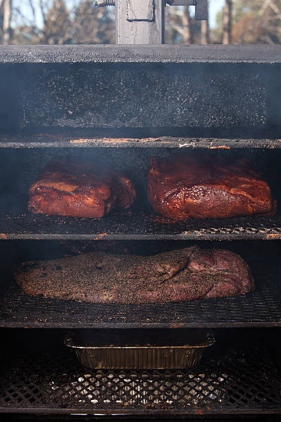 istock Brisket in the smoker 469965277