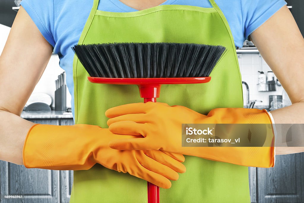 Reinigung Zimmermädchen - Lizenzfrei Ausgebleicht Stock-Foto