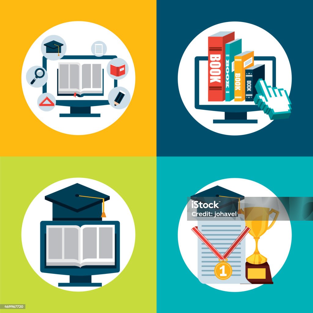 Comparison Elearning Graphics Elearning Stock Illustration - Download Image Now - 2015, Concepts ...