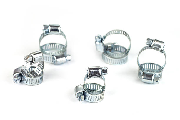 istock Metal band hose clamp 469968254