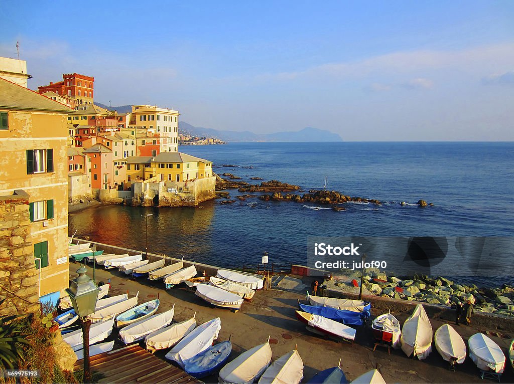 Genova, Italy Boccadasse part of Genova, Italy Architecture Stock Photo