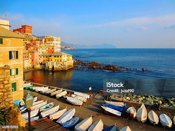 Genova Italy Stock Photo - Download Image Now - Architecture, Boccadasse, Built Structure