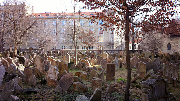 istock Old jewish cemetery in Prague 469976045