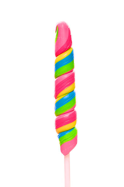 istock Colorful spiral lollipop 469976286