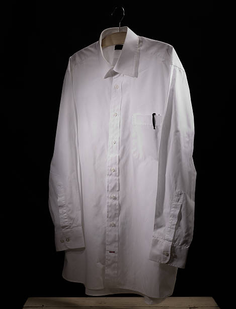 istock Hanging Dress Shirt 469978587