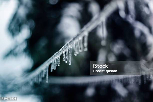 Gefrorene Wäscheleine Stockfoto und mehr Bilder von Eingefroren - Eingefroren, Eiszapfen, Fotografie