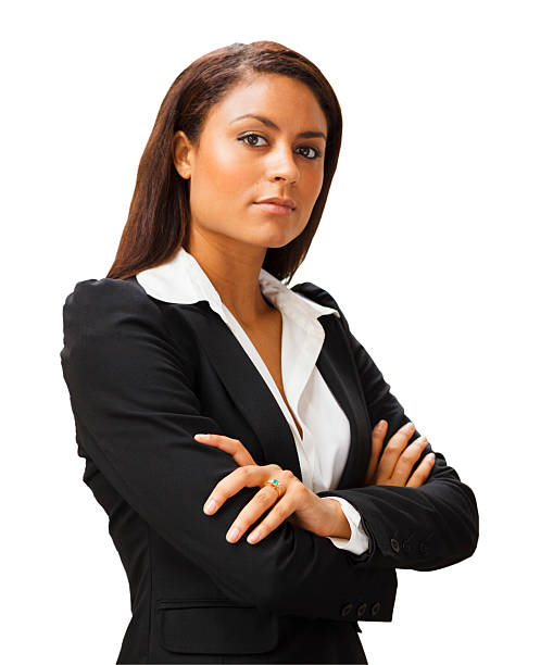 istock Attractive Professional Woman Arms Folded Isolated 469979509