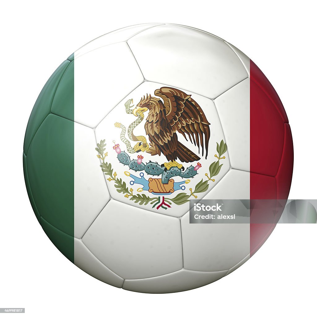 Bola de futebol do México - Foto de stock de 2014 royalty-free