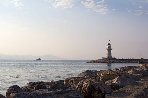 leuchtturm - turkey mediterranean sea mediterranean countries vacations photos et images de collection