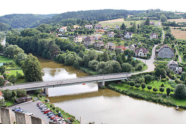 istock building on the river bank 469982882