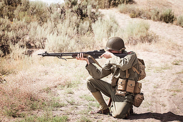 istock Soldiers on Patrol WWII 469984339