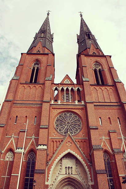 istock Uppsala cathedral in sweden, europe. 469988509
