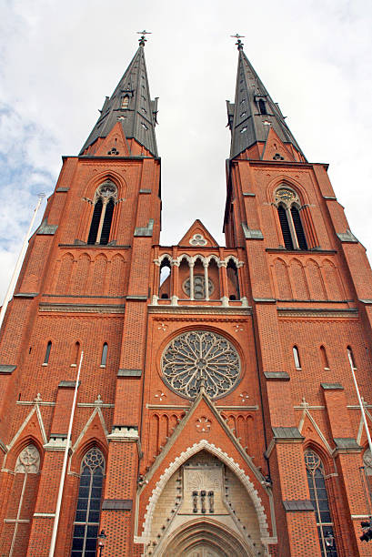 istock Uppsala cathedral in sweden, europe. 469988773