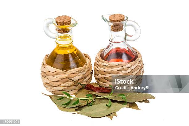 Vinegar And Oil Stock Photo - Download Image Now - Backgrounds, Balsamic Vinegar, Bottle