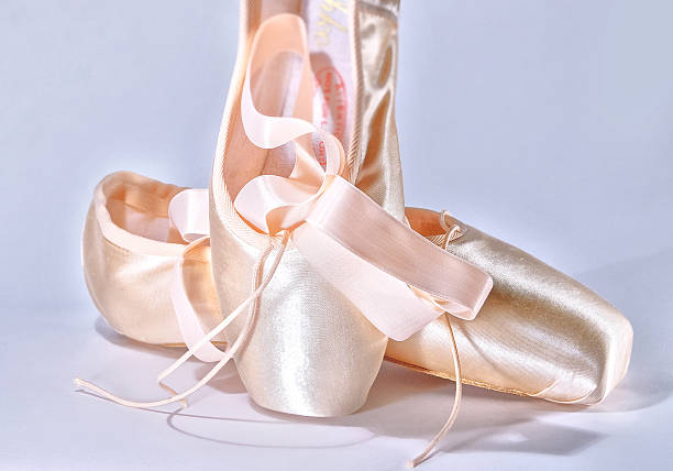 istock Dance pointe shoes closeup 469992912