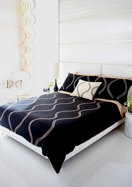 istock Modern bedroom with beautiful interior 469993959