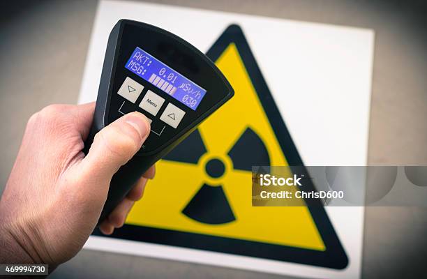 Measuring Radiation Levels Stock Photo - Download Image Now - Radiation, Instrument of Measurement, Radioactive Contamination
