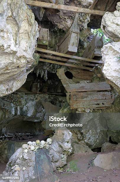 Ancient Tombs In Cave Guarded By Puppets Stock Photo - Download Image Now - 2015, Anatomy, Ancient