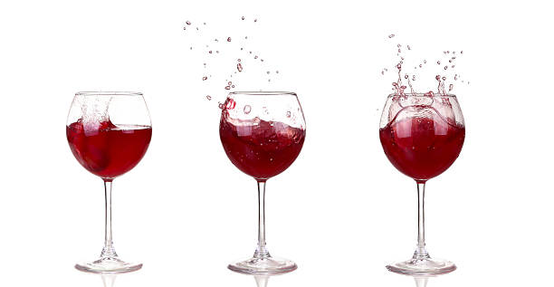 istock Wine collection - Splashing red wine in a glass. 469997890