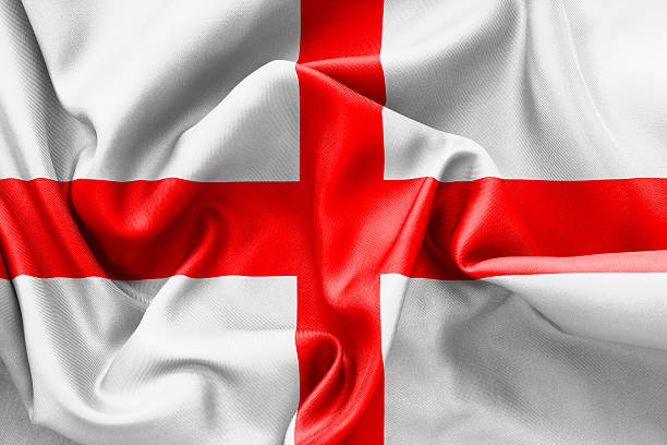 saint georges bandeira inglesa cruzada - english flag fotos imagens e fotografias de stock