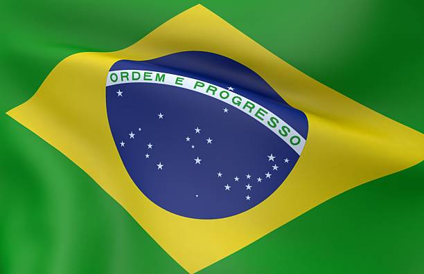 istock Flag of Brazil. 3D 469998680