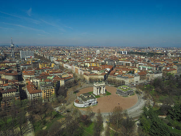 istock Milan aerial view 469998888