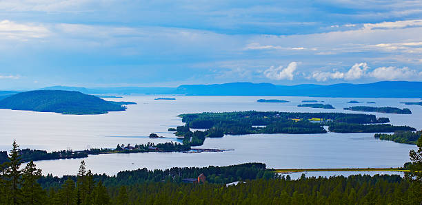 istock View of the storuman lake 470000251