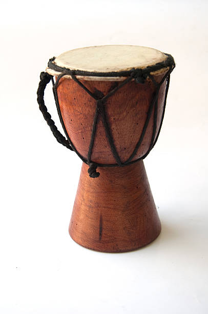 istock Toy -african drum isolated on a white background 470006234