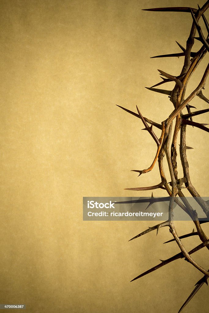 Dornenkrone stellt Jesus Kreuzigung am Karfreitag - Lizenzfrei Karwoche Stock-Foto