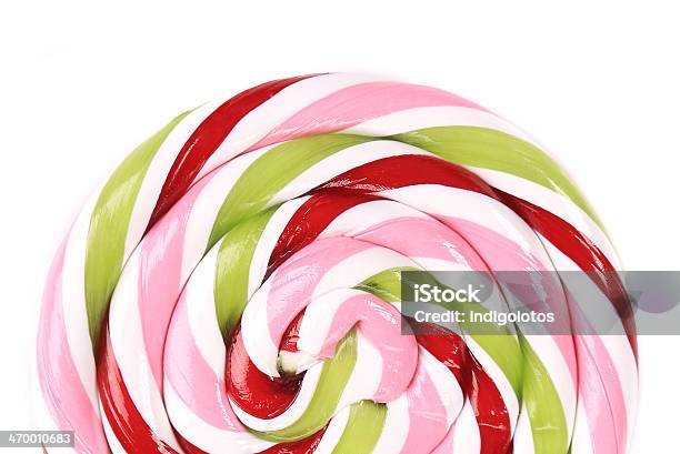 Lovely Lollipop With Red Pinck Green Stock Photo - Download Image Now - Backgrounds, Blue, Candy