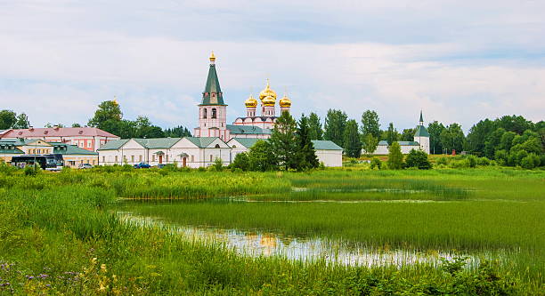 istock The monastery on the lake 470013486