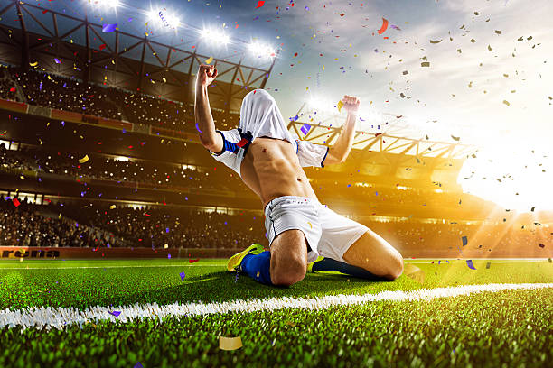 istock Soccer player in action panorama 470017540