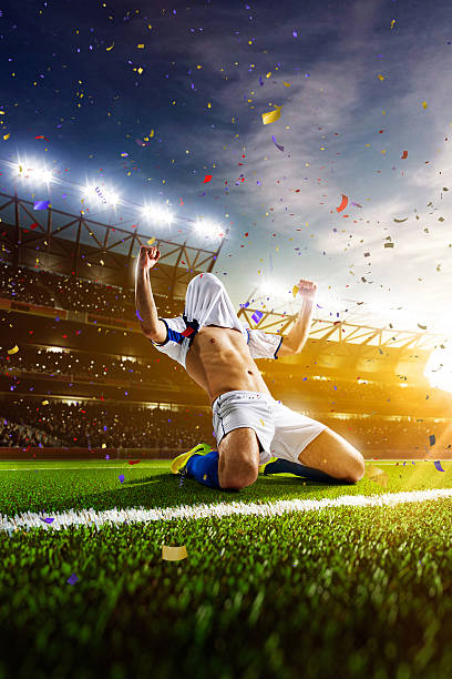 istock Soccer player in action panorama 470017554