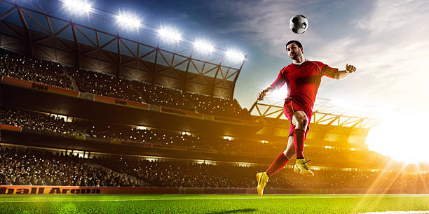 istock Soccer player in action panorama 470017582