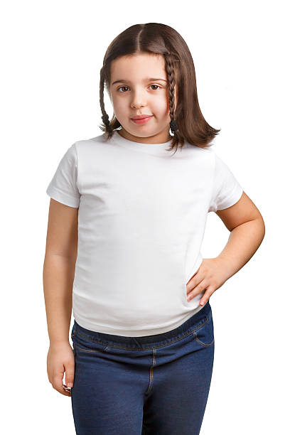istock Child in White T-shirt 470021246
