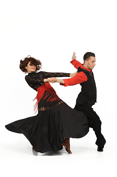 istock beautiful couple in the active ballroom dance 470023940