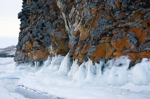 istock Winter. Ice on the surface of Lake Baikal. 470026924