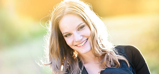 istock Happy woman outdoors 470028248