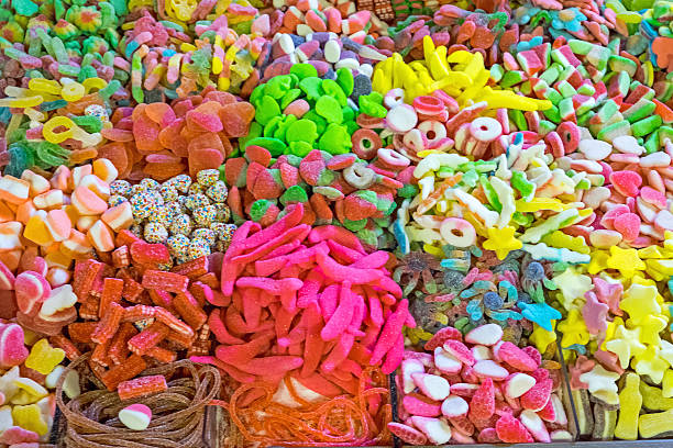 Zealot Løft dig op voldtage Jelly And Candy For Sale Stock Photo - Download Image Now - Pick And Mix,  Candy, Sweet Food - iStock