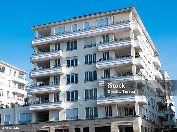 Modern Apartment Block In Bristol England Stock Photo - Download Image Now - 2015, Apartment, Architecture