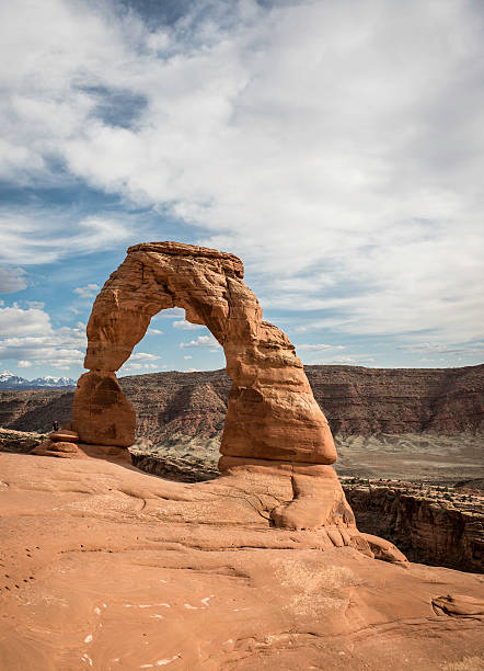 istock Delicate Arch with Teen Boy 470041748