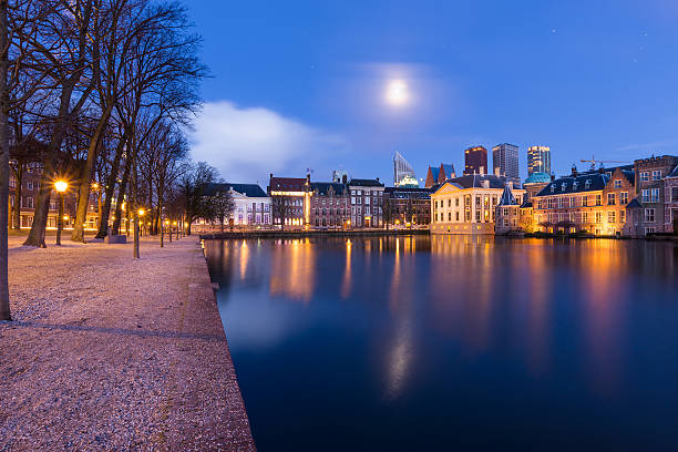istock The Hague and The Moon 470044166