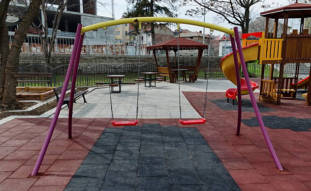 istock Beauty equipment an open-air kindergarten 470046822