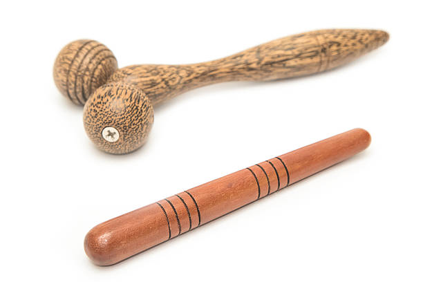 istock wooden stick spa tool,Thai massage equipment 470050784