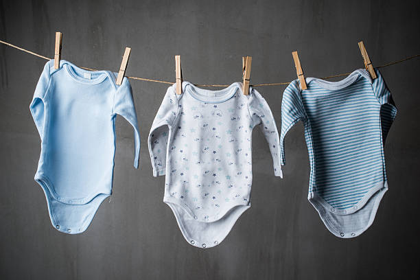 istock Clothes of a little baby 470054336